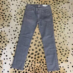 Rag & Bone Straight Leg Jeans, Gray, size 30